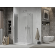 Душевая кабина складная Mexen Lima 80 x 100 см, прозрачная, хром + поддон плоский - 856-080-100-01-00-4010, изображение 4