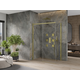 Mexen Omega bīdāmā dušas kabīne 140 x 80 cm, caurspīdīga, zeltaina - 825-140-080-50-00, 2 image
