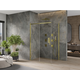 Mexen Omega bīdāmā dušas kabīne 130 x 90 cm, caurspīdīga, zeltaina - 825-130-090-50-00, 2 image
