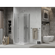 Складная душевая кабина Mexen Lima Duo 90 x 90 см, прозрачная, хром + плоский душевой поддон - 856-090-090-01-02-4010, изображение 3