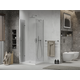 Душевая кабина складная Mexen Lima 100 x 100 см, прозрачная, хром + поддон плоский - 856-100-100-01-00-4010, изображение 4