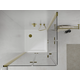 Складная душевая кабина Mexen Lima Duo 100 x 100 см, прозрачная, золото + плоский душевой поддон - 856-100-100-50-02-4010G, изображение 5