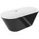 Mexen Flavia brīvi stāvoša vanna 160 x 80 cm balta / melna - 54031608075