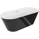 Mexen Flavia brīvi stāvoša vanna 170 x 80 cm balta / melna - 54031708075