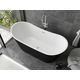 Mexen Montana brīvi stāvoša vanna 170 x 80 cm balta / melna - 52011708075, 3 image