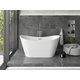 Mexen Montana brīvi stāvoša vanna 150 x 75 cm balta - 52011507500, 2 image