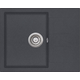 HELIKA (AQUASANITA) BELLA SQB102AW GRAPHITE 222  раковина из каменной массы, с фиксатором, Другие цвета: 222