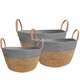 Tutumi Zestaw 3szt Koszy Naturalnych BOHO 223K16