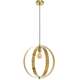 Toolight LAMPA SUFITOWA WISZĄCA GLAMOUR GOLD APP961-1CP, 3 image