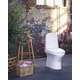 Gustavsberg Estetic 8300 WC pods horizontāls, ar Soft-Close vāku, CeramicPlus, Hygenic Flush, Balts, 4/2 l nosaklošana, 4 image