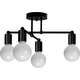 TooLight Četrvietīga melna paklājiņa griestu lampa 392200