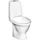 Gustavsberg Nautic 1510 WC pods horizontāls ar SoftClose vāku, CeramicPlus, Hygienic Flush, 4/2l noskalošana