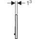 Geberit WC iebūvējamā mehānisma poga Sigma01, hroms, 3 image