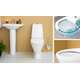 Gustavsberg Nautic 1510 WC pods horizontāls ar SoftClose vāku, CeramicPlus, Hygienic Flush, 4/2l noskalošana, изображение 3