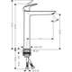 Смеситель hansgrohe Logis для раковины без сливного набора, хром 71258000, изображение 2