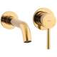 Смеситель для умывальника для ванны, настенный, золотой смеситель - Yoka, изображение 6