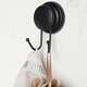 Набор черных вешалок для ванной 3 шт. - Yoka, изображение 3