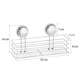 Корзина для ванной на присосках хромированная полка - Yoka, изображение 4