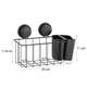 Полка для ванной, черная корзина для душа в стиле лофт - Yoka, изображение 4