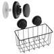 Полка для ванной, черная корзина для душа в стиле лофт - Yoka, изображение 2
