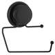 Вешалка-держатель для туалетной бумаги на присоске черный матовый - Yoka, изображение 5