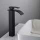 Комплект из высокого смесителя для умывальника и черной заглушки клик-клак - Yoka, изображение 9