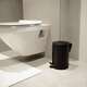 Набор для ванной комнаты, 2 предмета - корзина и подставка 2-в-1 - черный - Yoka, изображение 9
