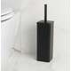 Набор для ванной, 2 предмета - корзина для мусора и ершик для унитаза - черный - Yoka, изображение 8
