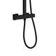 Смеситель для душа термостатический настенный черный - Yoka, изображение 5