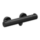 PU 033.20BL Thermostatic shower tap w/o set, black
