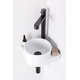 PU 015.20BL Washbasin tap 320 mm w/o pop-up waste, black, изображение 3