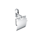 WC papīra turētājs ar vāciņu TURTL  RH 001 - Chrome