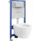 Mexen WC komplekts Felix Slim ar WC Carmen, balts - 6103388XX00