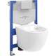 Mexen WC paslēptais komplekts Felix XS-F ar tualeti Lena, balts - 6803322XX00