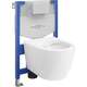 Mexen WC paslēptais komplekts Felix XS-F ar WC Carmen, balts - 6803388XX00