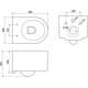 Mexen WC paslēptais komplekts Felix XS-F ar WC Sofia, balts - 6803354XX00, 3 image