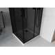 Kvadrātveida dušas kabīne Mexen Rio 90 x 90 cm, grafīts, melns + plakana paplāte, balta - 860-090-090-70-40-4010B, 5 image