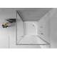 Mexen Rio kvadrātveida dušas kabīne 90 x 90 cm, sals, hroms + Rio dušas paliktnis, balts - 860-090-090-01-30-4510, 4 image