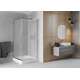 Mexen Rio kvadrātveida dušas kabīne 90 x 90 cm, sals, hroms + Rio dušas paliktnis, balts - 860-090-090-01-30-4510, 2 image