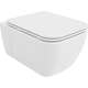 Mexen Margo Rimless WC panna ar plānu, viegli aizveramu sēdekli, Duroplast, balts - 30420900