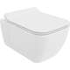 Mexen Margo Rimless WC ar plānu, viegli aizveramu sēdekli, Duroplast, balts - 30420800