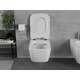Mexen Margo Rimless WC ar plānu, viegli aizveramu sēdekli, Duroplast, balts - 30420800, 4 image