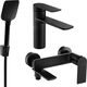 Vannas komplekts Mexen Zero R62, melns - 71103R62-70