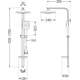 Dušas kolonna Mexen Q17, balta/hromēta - 798171795-21, 2 image