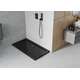 Taisnstūra dušas paliktnis Mexen Flat slim taisnstūrveida 120 x 70 cm, melns, melns sifons - 40707012B, 2 image