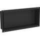 Полка Mexen X-Wall-NR без воротника 45 x 20 см, черная - 1971452010