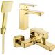Банный набор Mexen Cetus R45, золото - 744303R45-50