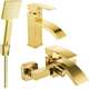 Банный набор Mexen Libra R45, золото - 745103R45-50