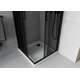 Kvadrātveida dušas kabīne Mexen Rio 70 x 70 cm, grafīts, melns + plakana paplāte, balta - 860-070-070-70-40-4010B, 4 image