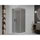 Noliecama dušas kabīne Mexen Roma 70 x 70 cm, grafīts, hroms + Plakans dušas paliktnis, balts - 854-070-070-01-40-4010, 2 image